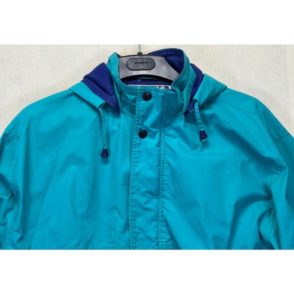 Vintage Pacific Trail Charger Jacket Size XL Teal and Navy with Hood - Picture 7 of 14